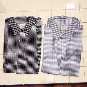 Brooks Brother TWO Shirt Bundle Sizes on Tags